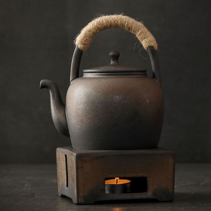 Ấm Đun Trà Bằng Gốm Cổ Điển Thủ Công Kiểu Nhật, Bếp Than Zen, Bếp Đun ...