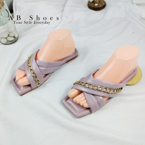 ZHAHARA - Sandal Teplek Wanita Silang sandal Waniat Premiun Aksesoris Rantai