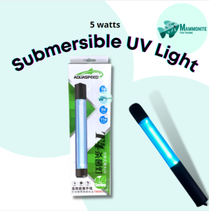 Aquarium Submersible UV Light Lamp 7 watts 5 watts High-Performance UltraViolet Light