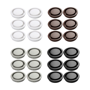 6Pieces Stove Vent Decor Caps Practical Stove Component for Home Kitchens Keeps Your Cooking Space Clean and Fashion