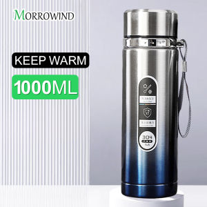 Aqua Flask Tumbler Hot and Cold Thermos Mup Stainless Steel Cup Portable Water Bottle 1000ml