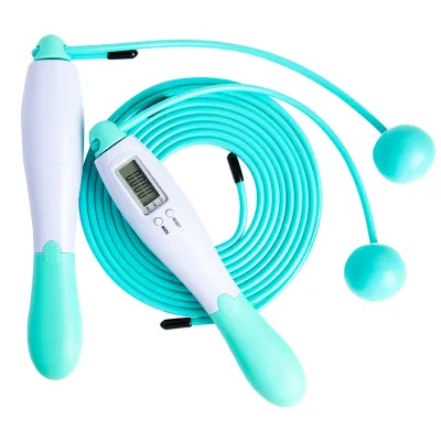 [2 trong 1]Dây nhảy không dây và có dây đếm số điện tử Calo & Km - Dây nhảy tập gym tại nhà cao cấp