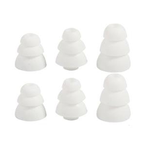 Triple Flange Eartips Eargels Earpads Ear Tips Silicone Bud Eartip for Inside Diameter 3.8mm-4.5mm In-Ear Earphone