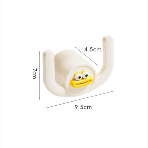 1/2/4Pcs Fun Slipper Hooks Bathroom U-shape Wall Mounted Punch-Free Slipper Racks Self-Adhesive Storage Rack for Slipper Shoes Hanger Holder