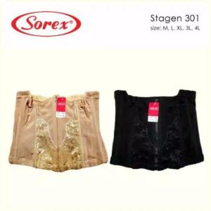 korser sorex - bahn import bagus - Stagen Korset Penyangga Sorex 301 Longtorso bahan bagus- korser perut - korset menghilangkan lemak samping - ada tulang - korset langsing -pelangsing badan - shapewear sorex - ukrn M  L  XL XXL