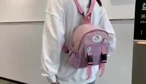 JNK #C8500 Korean Mini Fashion Backpack Student Backpack Waterproof For Girl Ladies Backpack