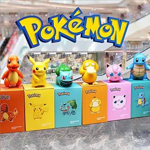 AU Mô hình Pokémon chính hãng hộp quà bí ẩn thời thượng mô hình Pikachu xe hơi đồ chơi sưu tầm.