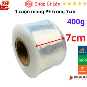 Combo 3 Cuộn PE trong 7cm nặng 400gr mỗi cuộn rộng 7cm độ dầy màng 16 - 17 míc - Shop Út Lớn