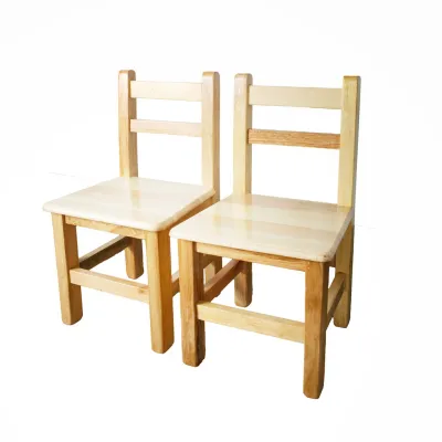 Happy Kiddos Montessori Solid Wood Study Chair for kids- 25 cm Height