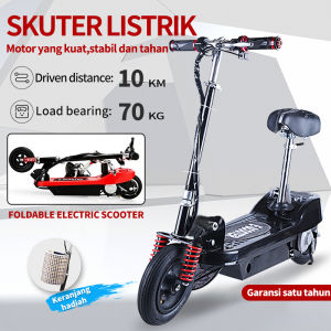 【COD】Skuter Elektrik Lipat 8KM/H 4.5AH / Skuter Listrik / Electric Scooter - -YEESALL