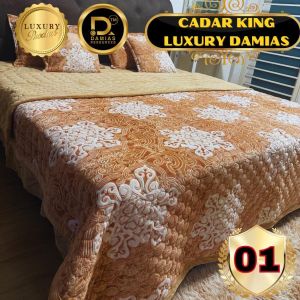 Cadar Baldu King LUXURY Set 6in1 Fluffy Velvet Hotel Gred Flannel Thick Thermal Bedding Sets Fleecy Warm Cozy DAMIAS