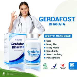 Obat Gerd Asam Lambung - Obat Usus Buntu Ampuh - Gerdafost Bharata 100% Original BPOM MUI