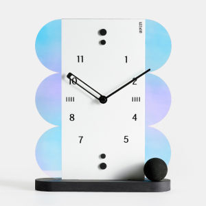 Minimalist Nordic Series Desk Clock Hot Sale Home Living Room Simple and Fashion Mute Creative Vintage Clock Art Decorations 24.5*30.8cm