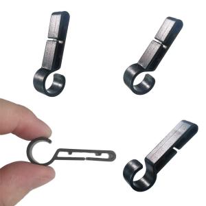 Anti-Slip 10Pcs Helmet Clip Set Plastic Hook Buckle Headlamp Clamps/Tahan Lasak Kalis Air Safety Hat Attachment Fastener