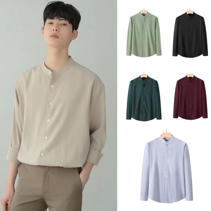 chinese collar uniqlo