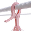 Móc Chùm Nhựa Gấp Gọn Dáng Vuông 32 Kẹp Cao Cấp Bền Đẹp -  Móc Treo Phơi Quần Áo Giày Tất Thông Minh Có Khóa Chống Gió, Chống Trượt Với 32 Bộ Ghim , Kẹp Phơi Đồ Trẻ Em. 
