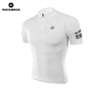 ROCKBROS Áo đua xe đạp mùa hè Áo ngắn dành cho nam Dòng xe đạp đường trường được trang bị Áo đi xe đạp nhẹ và khô nhanh