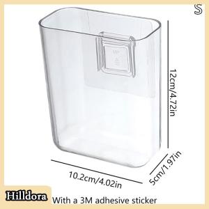 [Hilldora] Trong Suốt Tường Lưu Trữ Hộp Treo Tường Không Có Cú Đấm Đầu Giường Kệ Nhà Key Mỹ Phẩm Treo Tường Tổ Chức Lưu Trữ Hộp