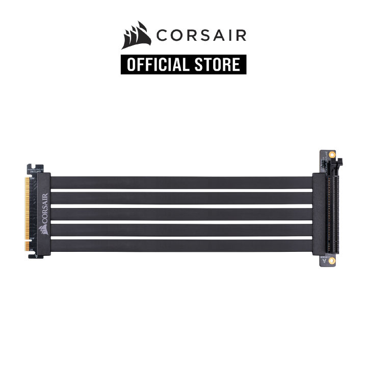 Corsair premium pcie 3 0 x16 extension cable 300mm lazada