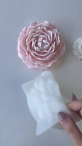 แม่พิมพ์กลิ่นหอมเรซินยิปซั่มอีพ็อกซี่สำหรับตกแต่งบ้านทำด้วยมือดอกไม้แม่พิมพ์ซิลิโคนสำหรับ