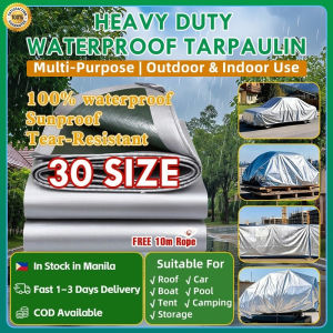 3X Thick Heavy Duty Waterproof UV Resistant Tarpaulin Trapal Outdoor Rain Cover for Car Shed