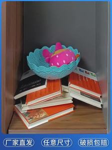 定制亚克力万能隔板衣橱分层书架鞋浴室玻璃柜收纳厨房零食置物架