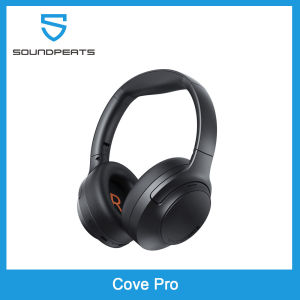 ≮1001≯[1 Year Warranty]SoundPeats Cove Pro Over-Ear Headphones Bluetooth 6.0 Dual Device Connection 7 Microphone Adaptive Hybrid Active Noise Cancellation 95-Hour Ultra-Long Battery Life