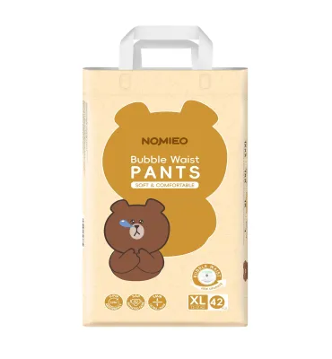 New!!![Carton Sale]New Nomieo bubble waist pants superior quality Tape baby diaper Pull-up Premium Baby Diaper Soft & Obedient No Leaks & Diaper Rash [Size Tape NB/S/M Pants L/XL/XXL/XXL]