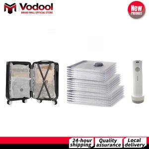 Foldable Bags for Travel Lightweight Compression Packing Bags for Clothing and Bedding Durable and Reusable