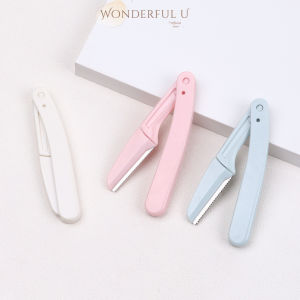1pc Eyebrow Trimmer Women Folding Forehead Hair Removal Eyebrow Shaping Knife Face Hair Razors