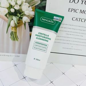AE Mingkou Centella Asiatica Brightening Moisturizing Cleansing Cream 300ml Super Large Capacity Gentle Soothing Deep Cleansing Facial Cleanser