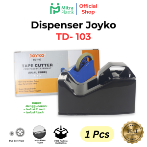 Dispenser Joyko TD103 Tempat Isolasi Pemotong Lakban Tape Cutter Pemotong Perekat