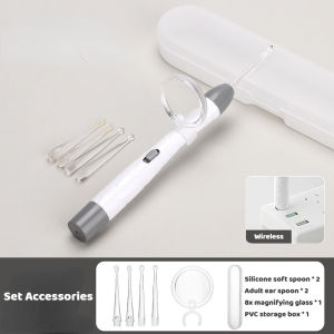 Baby Ear Cleaner Spoon LED Flash Light Child Ears Cleaning Earwax Spoon Digging Luminous Dig Ear