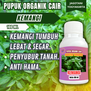 Pupuk Organik Cair Penyubur Daun Kemangi 100 Ml Jadi Lebih Hijau Segar By Jagotani Yogyakarta