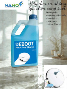 Nước lau sàn nhà chuyên dụng cho Robot hút bụi lau nhà Debot Dream Roboroc Mijia Lydsto X10 2 LÍT