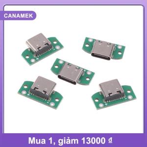 【CANAMEK】 5pcs USB Adapter Board typec16p để 2.54 pin thiết bị đầu cuối nâng cấp phiên bản với lỗ cho cố định