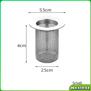 Nexlent Multifunctional Stainless Steel Floor Drain Bathroom Sink Drain Strainer Hair Catcher Anti-clog Trap