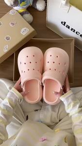 [Free Shipping] Summer Fashion Bowknot WomenS Clogs Breathable And Comfortable With A Soft EVA Sole Stylish Design And Height-Increasing Features Perfect For Students