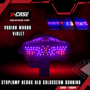 X-Case Lampu Stoplamp Aerox OLD Model Colosseum Running 3 in 1 2017 - 2019 Include Socket T5604