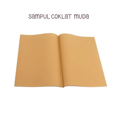 Sampul Buku | Sampul Coklat Polos Sampul Buku Coklat Kwarto / Kuarto Buku Kecil SIDU Sampul Coklat Buku Tulis Campus Boxy
