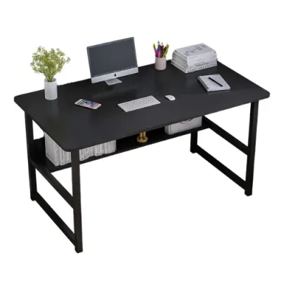 Bàn Làm Việc Bàn Học Có Giá Sách 073 Hiện đại Khung Sắt Hộp 25x25mm Sơn Tĩnh điện Mặt Gỗ MDF Dày 15mm