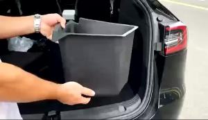 Rear Trunk Storage Storage Bins Storage Packet Rubber Organizer Tray for 2020 - 2024 2025 Tesla Model Y Juniper Launch