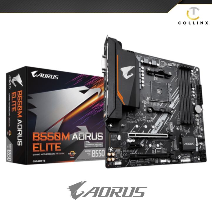 Gigabyte B550M Aorus Elite Motherboard DDR4 AM4 CPU Socket For AMD  Ryzen Processor RAM Slots For M-ATX Micro-ATX Gaming PC Collinx
