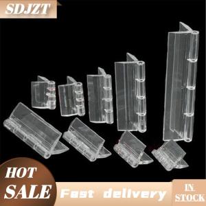 SDJZT 10pcs bền rõ ràng Acrylic gấp bản lề trong suốt plexiglass bản lề 5 kích cỡ