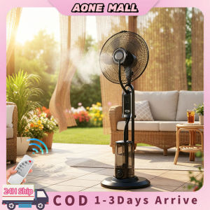 Industrial Spray Fan Water Misting Fan Stand Fan Heavy Duty Electric Fan Inverter Water Cooling Fan Air Cooler with Humidifier