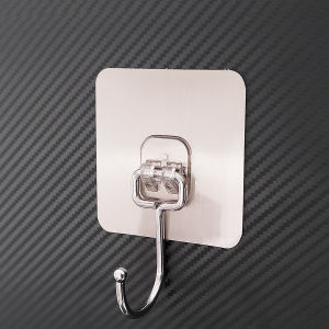 Móc dán tường siêu dính móc treo quần áo inox -Bee Boy