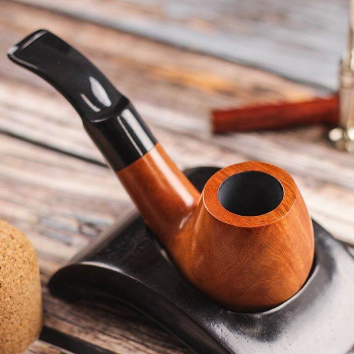 Mini Classic Briar Wood Pipe 9Mm Filter Pipe Engraved Briar Pipe Pipe ...