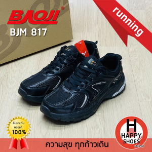 [🥇ของแท้100%🚚ส่งเร็ว🆓ฟรี...ถุงเท้า 1 คู่] BAOJI รองเท้าวิ่งชาย running รองเท้ากีฬาชาย รองเท้าผ้าใบชายรุ่น BJM817 หล่อเท่ นุ่มเบา สบายเท้า