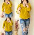 ATASAN WANITA BLOUSE CRINKLE AIRFLOW / PAKAIAN WANITA KEKINIAN. 