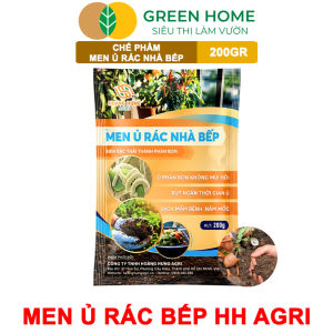 Men Ủ Rác Nhà Bếp Trichoderma GreenHome Bao 200gr Biến Rác Thành Phân Bón Nhanh Không Mùi